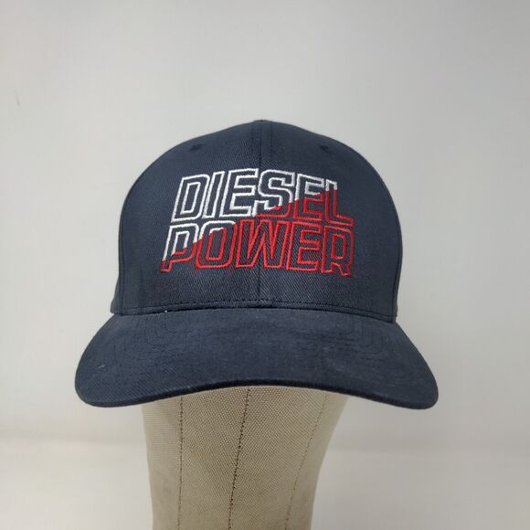 Flexfit Men's Fitted Hat Blue Size L/XL Diesel Power Logo Embroidered - Picture 2 of 11